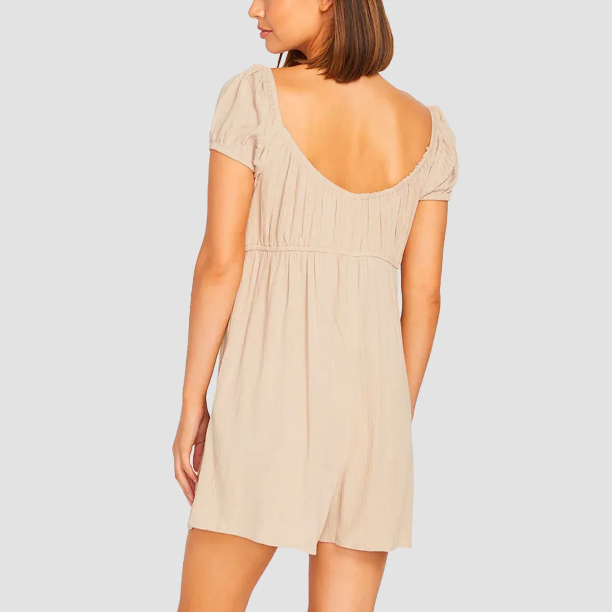 Volcom Moonblast Romper Taupe - Womens