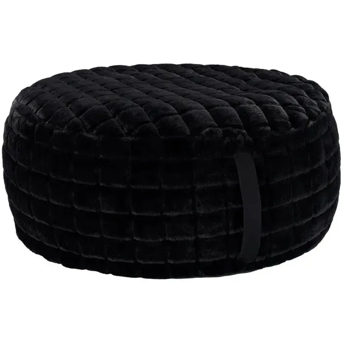 Waverly Pillows RD123 Black Pouf