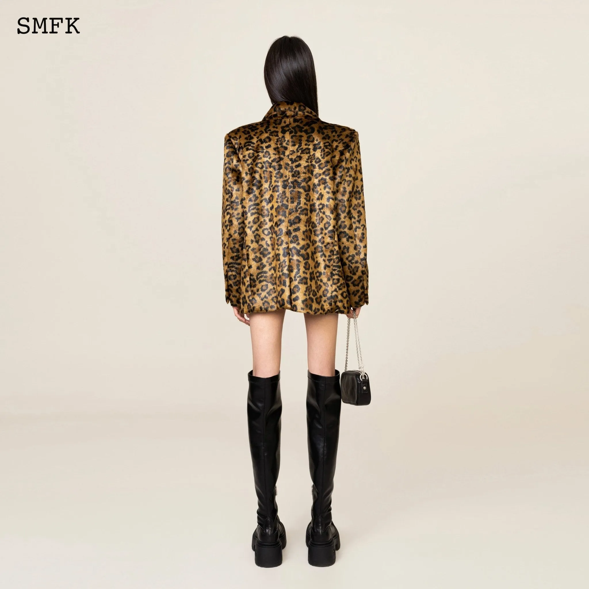 WildWorld Leopard Faux Fur Suit