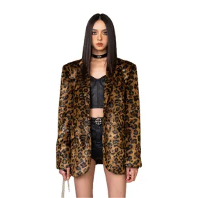 WildWorld Leopard Faux Fur Suit