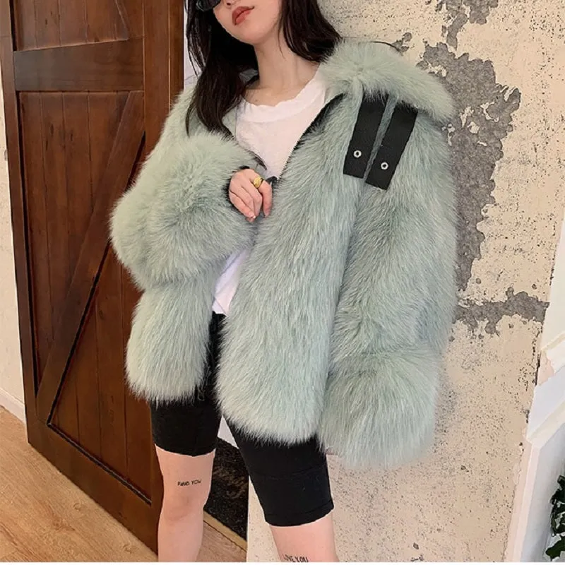 Women's Winter Thick Warm Coat With Fox Fur