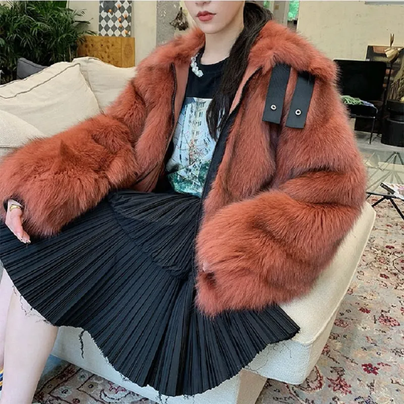 Women's Winter Thick Warm Coat With Fox Fur