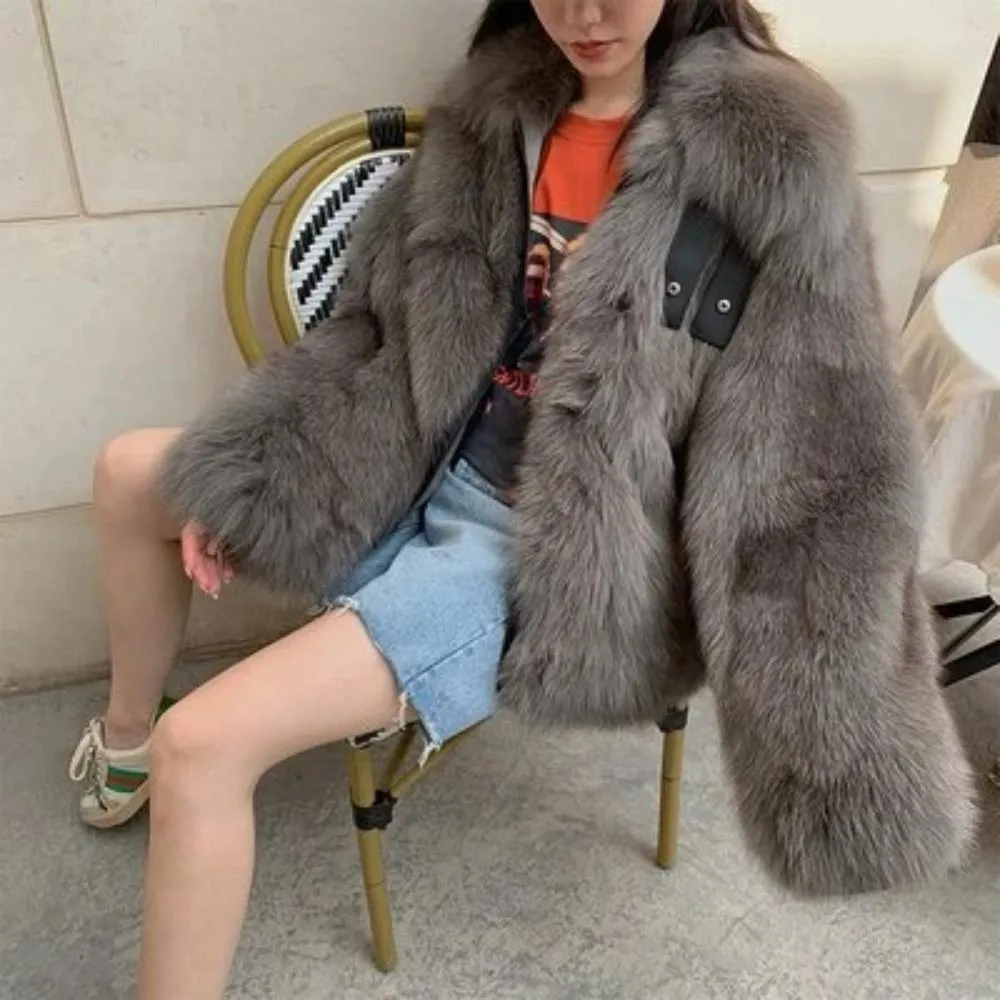 Women's Winter Thick Warm Coat With Fox Fur