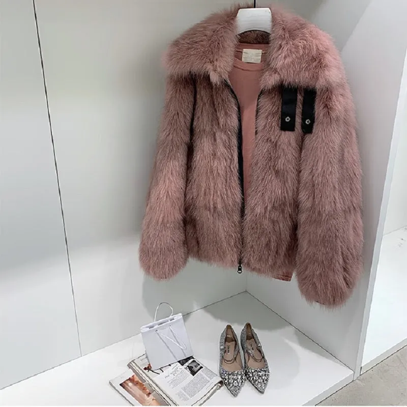 Women's Winter Thick Warm Coat With Fox Fur