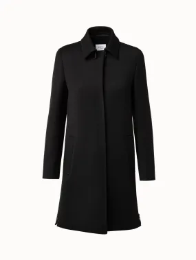 Wool Tricotine Coat